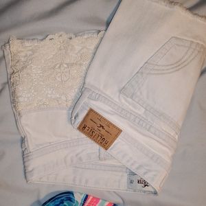 Hollister lacey Jean shorts Rare Htf Vintage